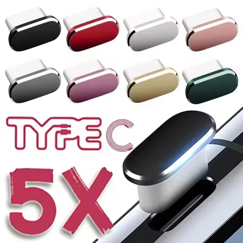 Usb C Cable - Tapón antipolvo metálico para iPhone 17