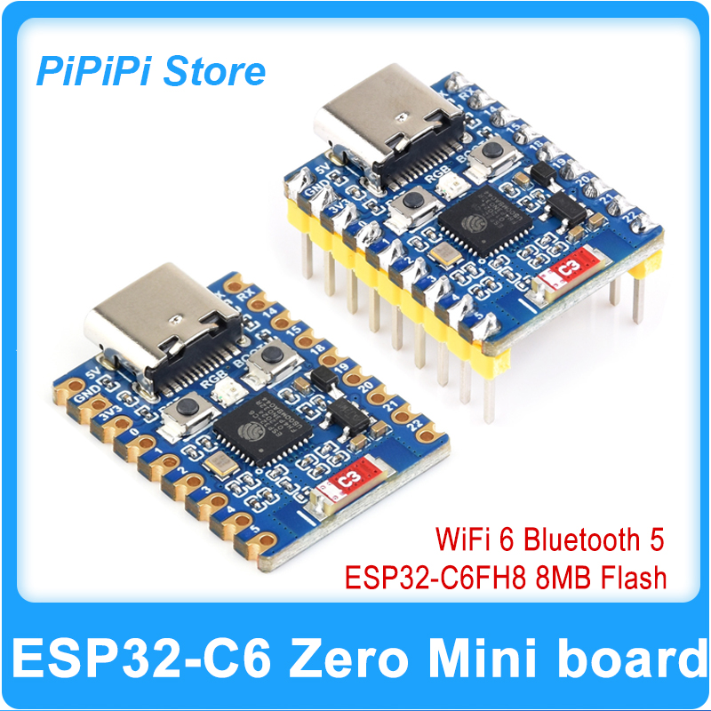 Antenna 2.4Ghz - Placa de Desarrollo ESP32-C6 Zero Super