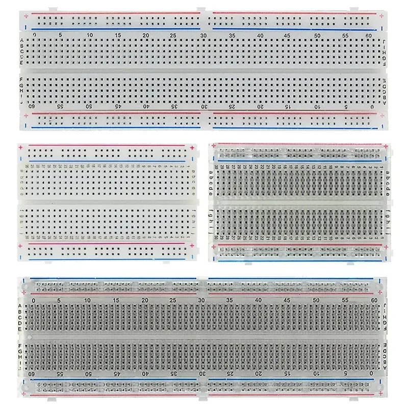 Breadboard 400 Point - Placa de Prueba MB-102 de 400/830