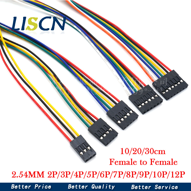 Jumper Wire Kit - 5 uds 2,54 cables 2,54 MM