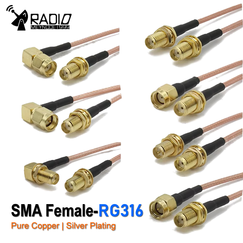 Jumper Wire Kit - Conector macho RG316 SMA a SMA/RP