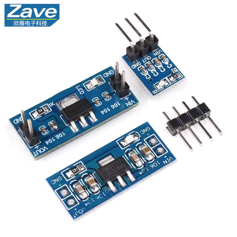 Ams1117 Module - Módulo de fuente de alimentación AMS1117,