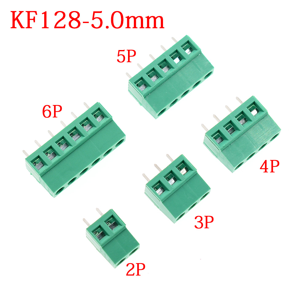 10/50 Uds KF128-5.0mm KF128 5, - Screw Terminal Block reseña y precio