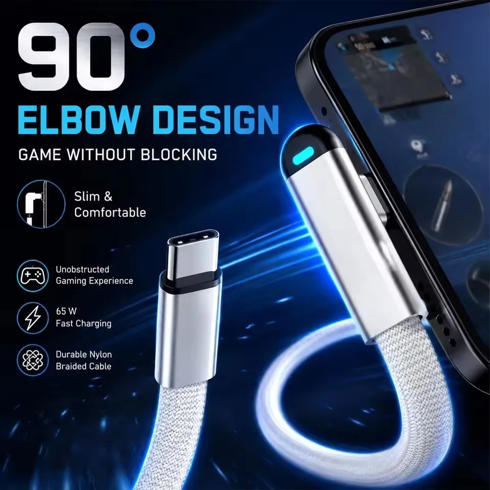 Cable trenzado de carga rápida - Usb C Cable reseña y precio