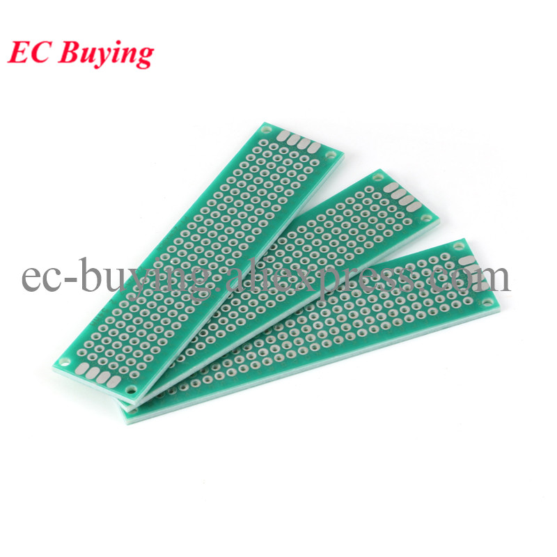 10 unids/lote 2x8cm prototipo  - Pcb Prototyping Board reseña y precio
