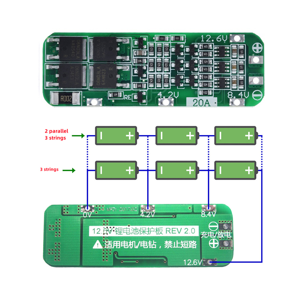 3S 20A Li-ion batería de litio - Li Ion Charger Module reseña y precio