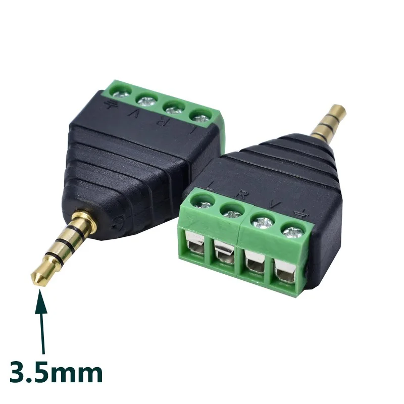 5/20/100 Uds 3,5mm estéreo 4 p - Screw Terminal Block reseña y precio