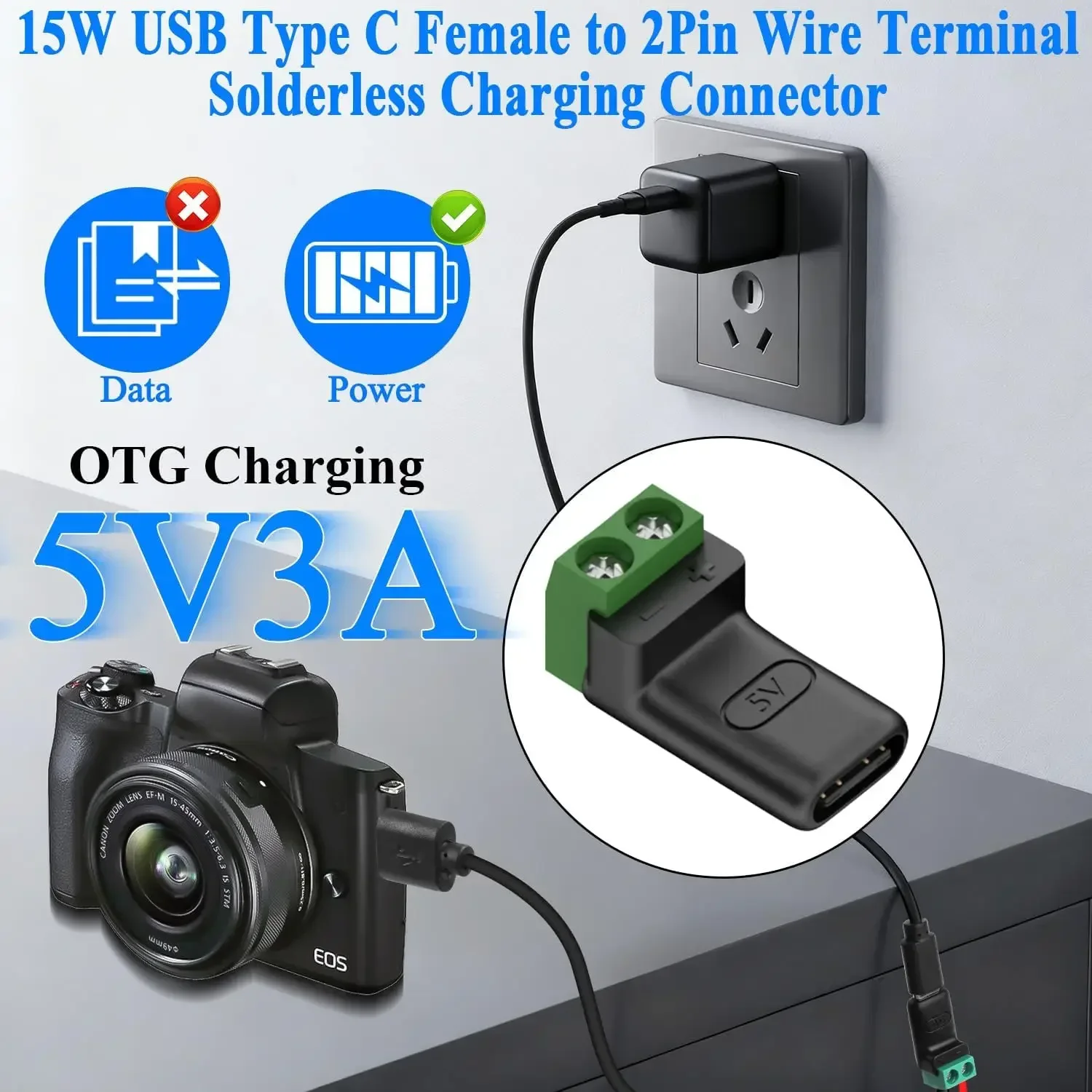 1-4 Piezas Adaptador USB C a T - Screw Terminal Block reseña y precio