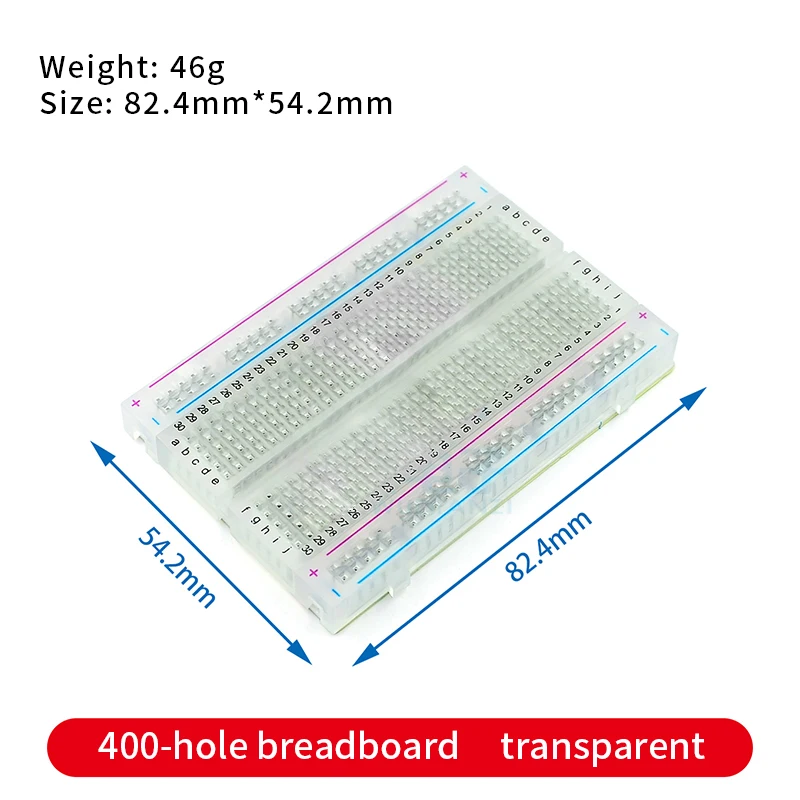 Placa de pruebas PCB sin solda - Breadboard 400 Point reseña y precio