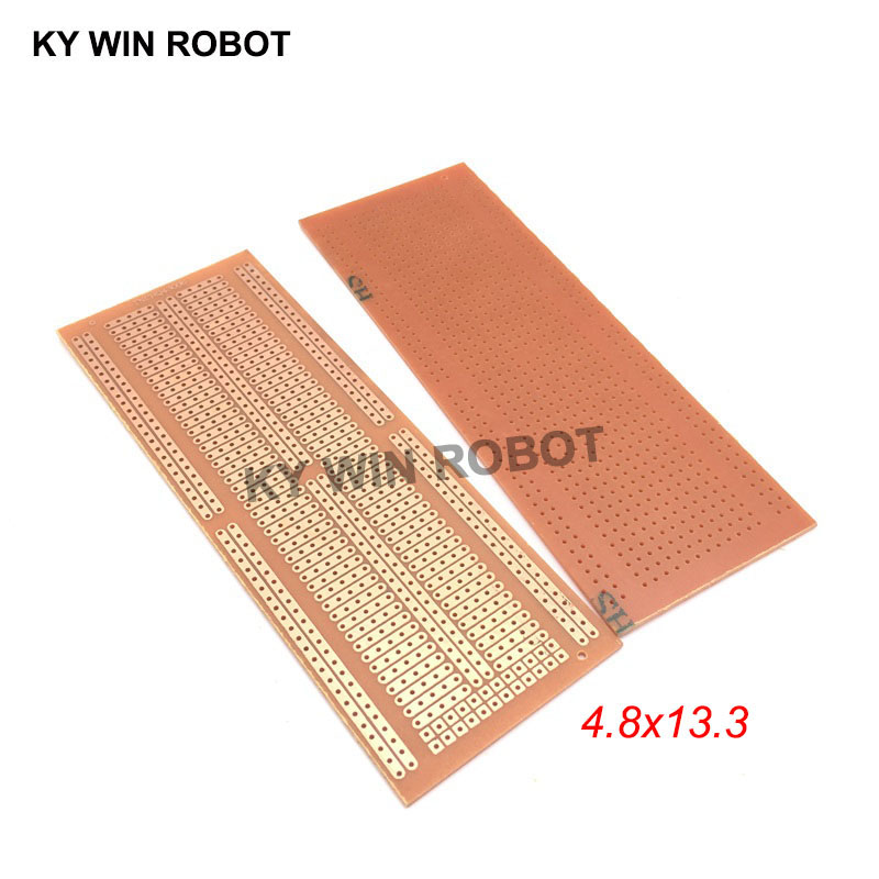 1 Uds DIY 4,8*13,3 CM prototip - Pcb Prototyping Board reseña y precio