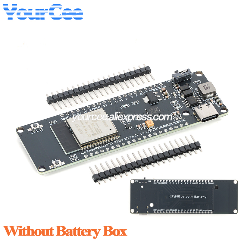 Placa de Desarrollo ESP32 con  - Esp32 Battery Holder Lipo reseña y precio