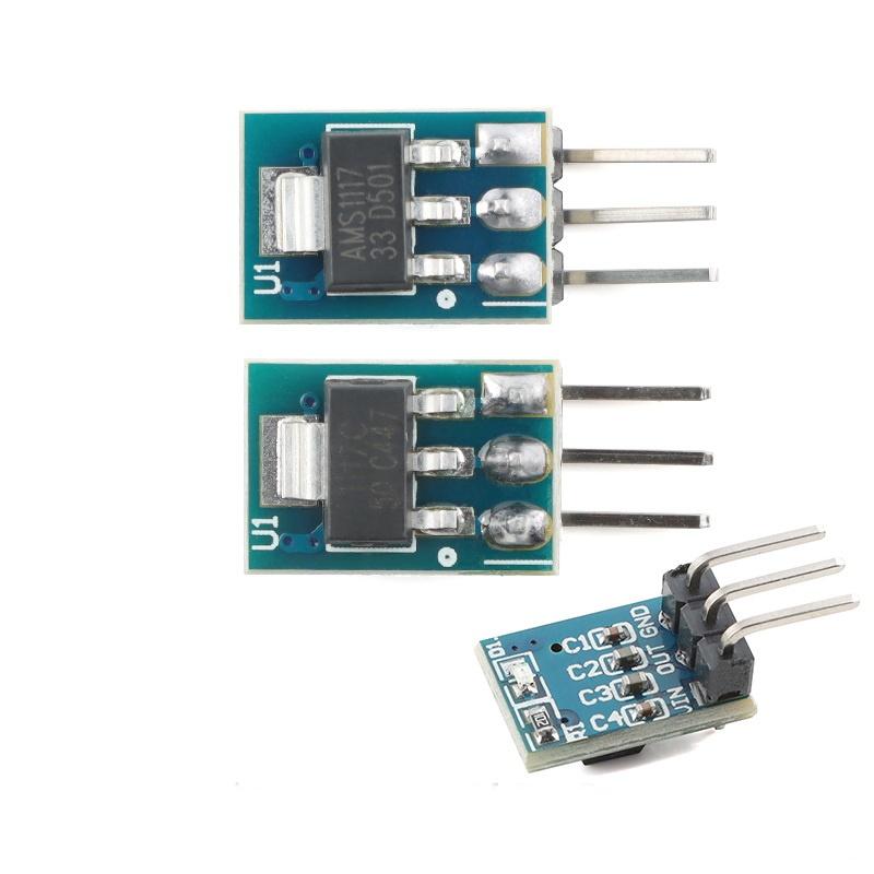 【F】1 unidad de placa regulador - Ams1117 Module reseña y precio