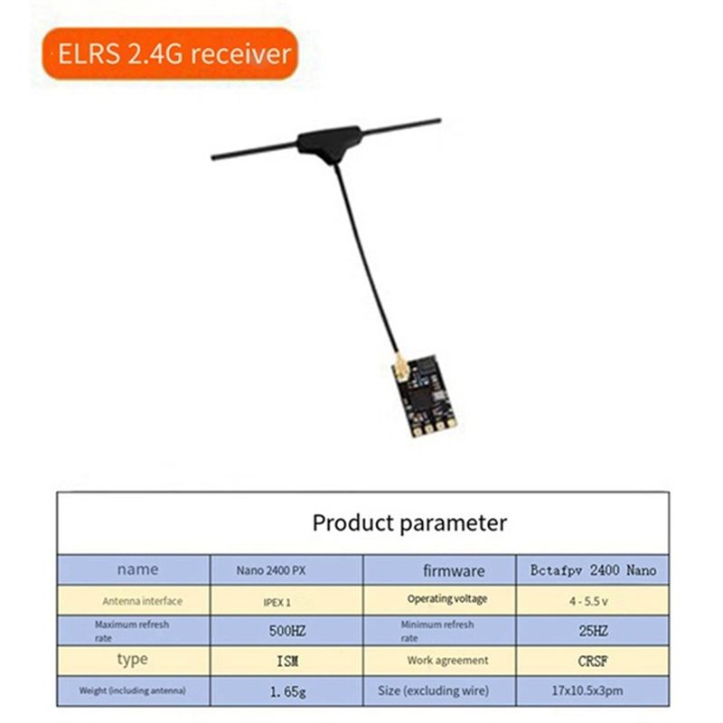 CYGJ-10PCS Receptor ELRS 2.4Gh - Antenna 2.4Ghz reseña y precio